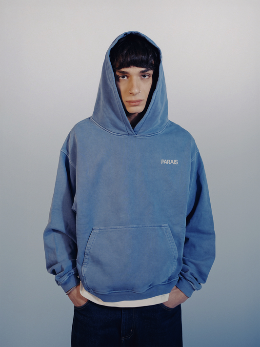 PARAIS HOODIE VINTAGE BLUE