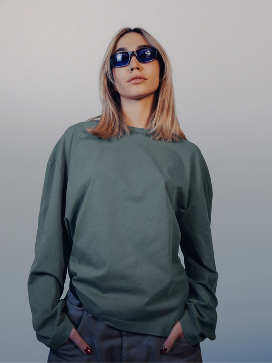 PARAIS LONG SLEEVE VINTAGE GREEN