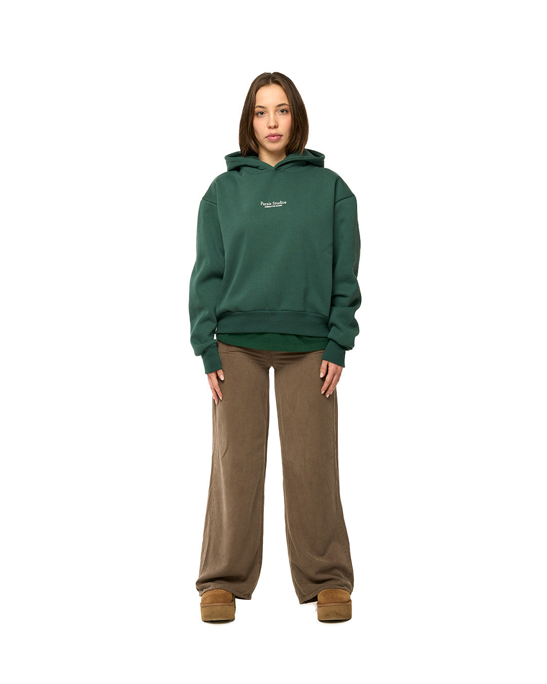 Parais Studios Rome Hoodie - FOREST GREEN