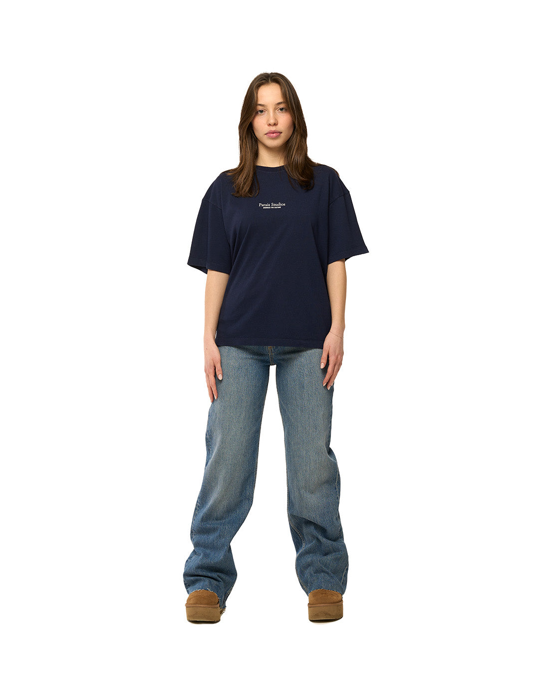 Parais Studios Naples Tee - BLU NAVY
